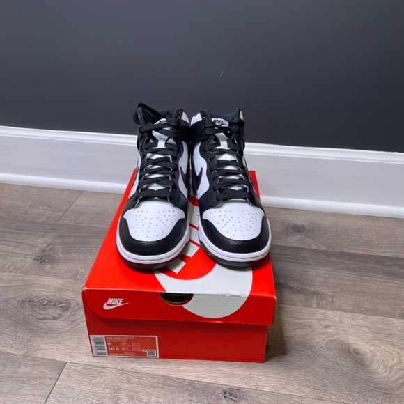 Nike Dunk High Black White 2021 - Picture 6 of 7